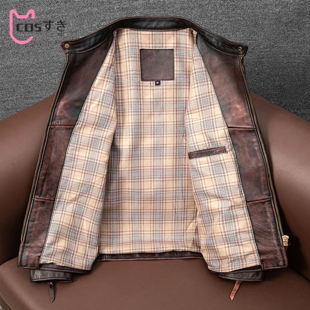 ファーストレイヤーホースレザージャケット 革ジャン メンズ 上層馬革